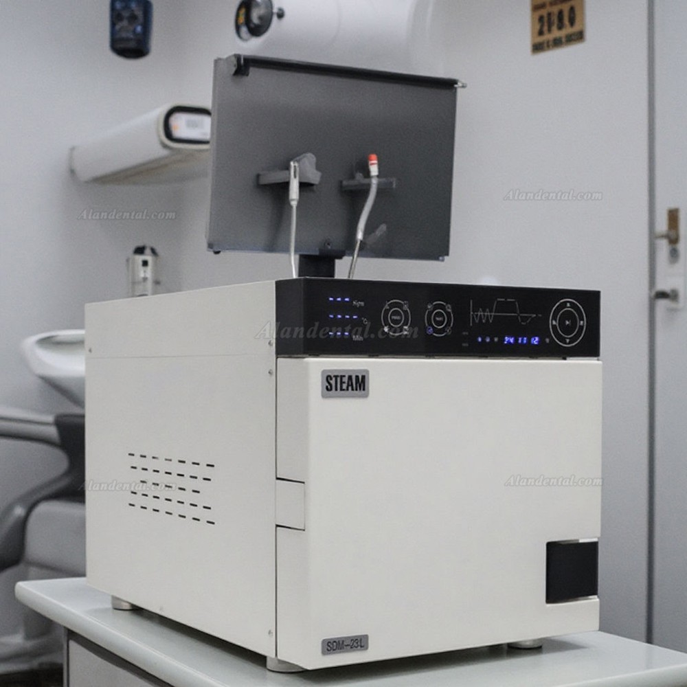 SDM 18L/23L Dental Autoclave Steam Sterilizer Class B Table Top Autoclave with Printer
